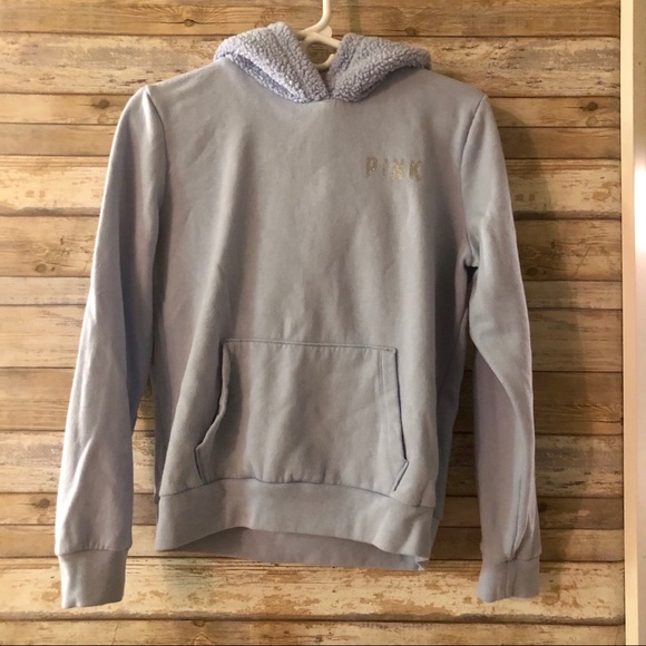 Victoria’s Secret PINK Sherpa Cropped Hoodie M - Picture 6 of 6